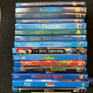 Lot 15 Disney Blu-rays w DVD combo movies see description listed